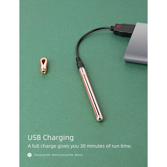 Rose Gold Necklaces for Women Long Pendant Necklace with Adjustable Chain - Picture 6 of 7